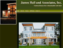 Tablet Screenshot of jameshallandassociates.com